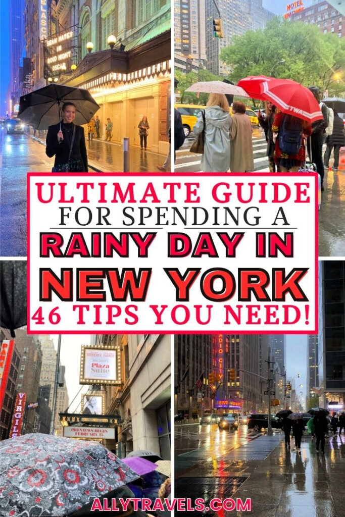 things to do when it's raining in nyc - rainy day in nyc