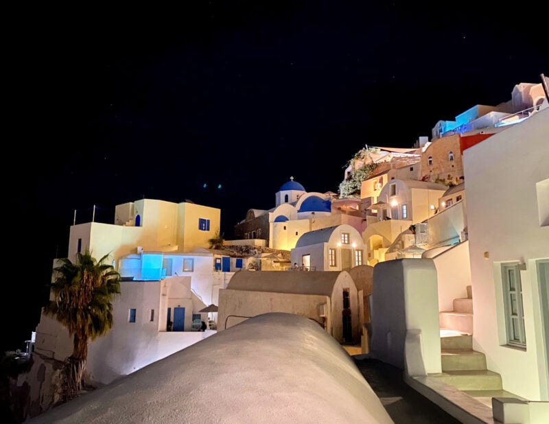 OIA SANTORINI AT NIGHT - GREECE AT NIGHT