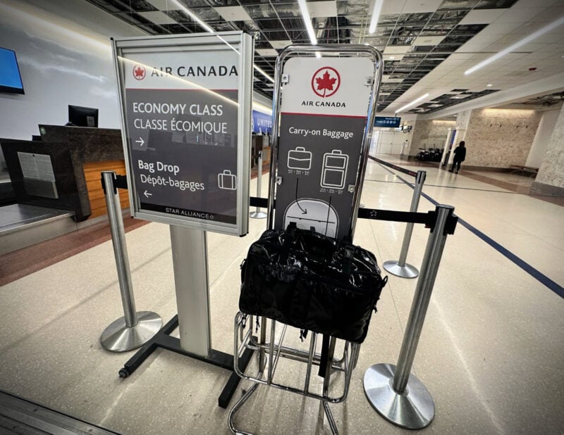 Calpak Luka vs Terra: Which Travel Bag Is Best for You? Air Canada personal item sizer - calpak terra 26 l backpack