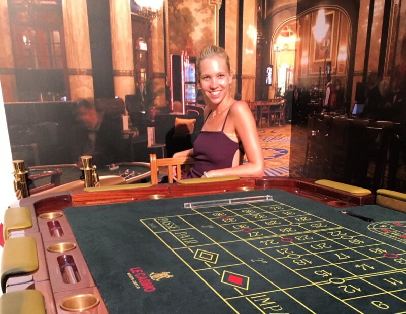 Ally at the casino in monte carlo monaco