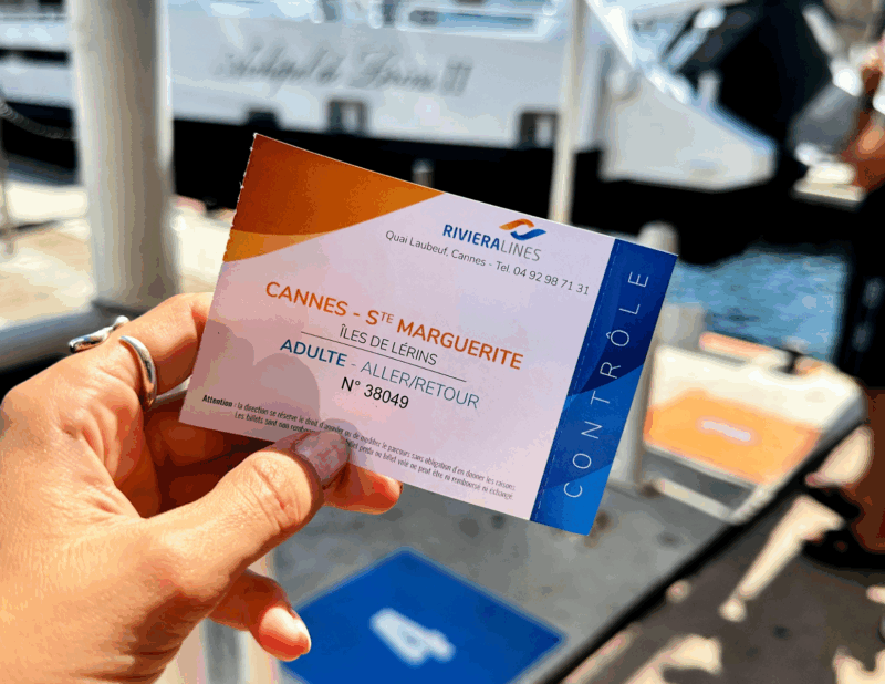 cannes to ile st marguerite