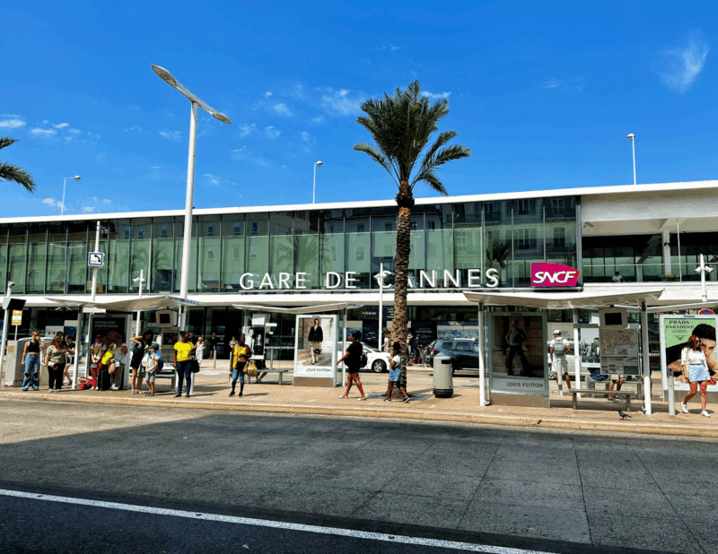 gare de cannes south of france