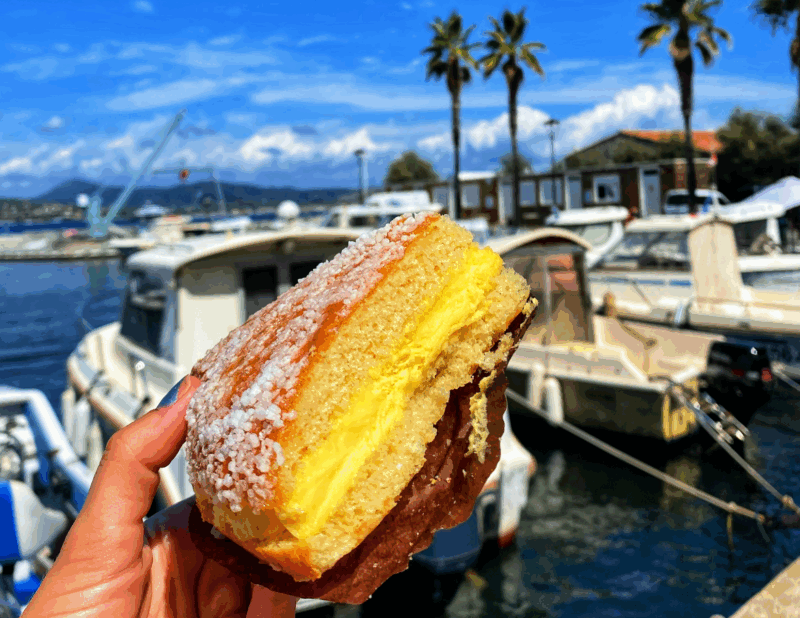 tarte tropezienne in st tropez south of france