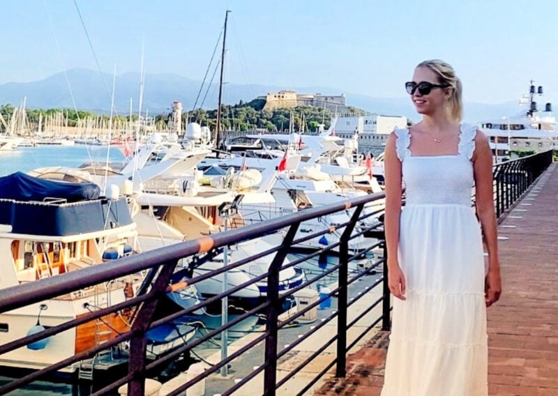 Antibes Old Town: A Local’s Best Things to See, Do & Eat Ally walking along the port in Antibes