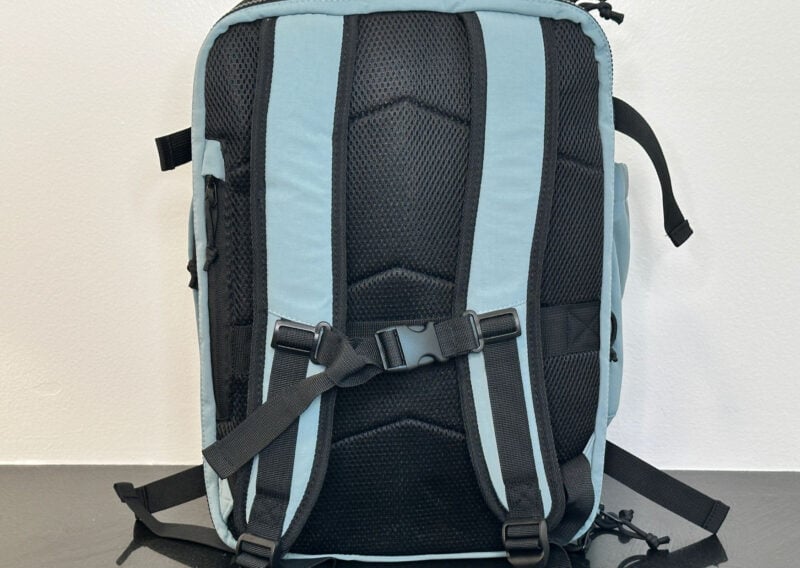 BAGSMART Blast Backpack Review: Best Budget Travel Backpack? BACK OF THE BAGSMART BLAST BACKPACK