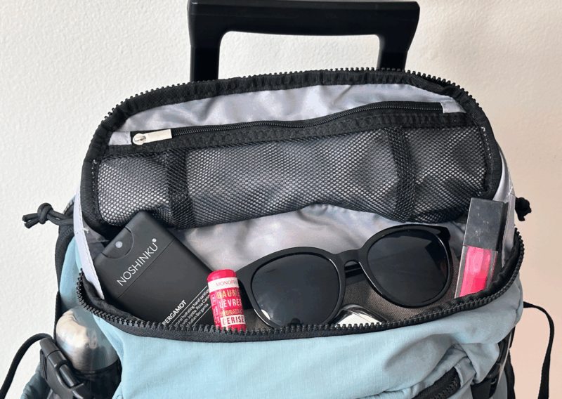 BAGSMART Blast Backpack Review: Best Budget Travel Backpack? POCKETS IN THE BAGSMART BLAST EXPANDABLE BACKPACK BEST BUDGET BACKPACK FOR TRAVEL