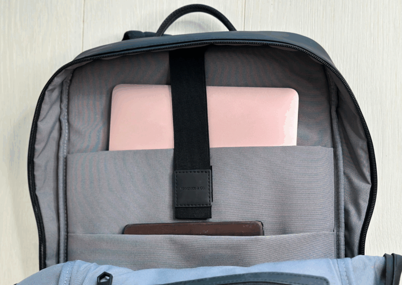 laptop compartment in the vista travel backpack by maverick co