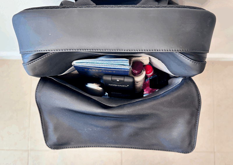 maverick co upper outer pocket of the vista backpack