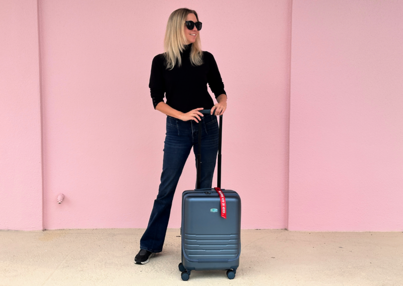 BAGSMART Getaway Carry-On Review: A Budget Travel Gem ALLY WITH THE BAGSMART GETAWAY SUITCASE