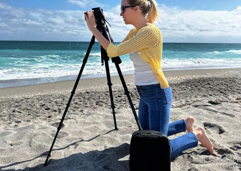 ally travels using the peak design travel photography cube smedium Peak Design Camera Cube Review