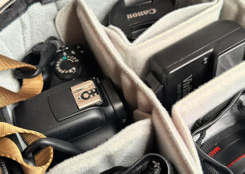 packed smedium Peak Design Camera Cube Review