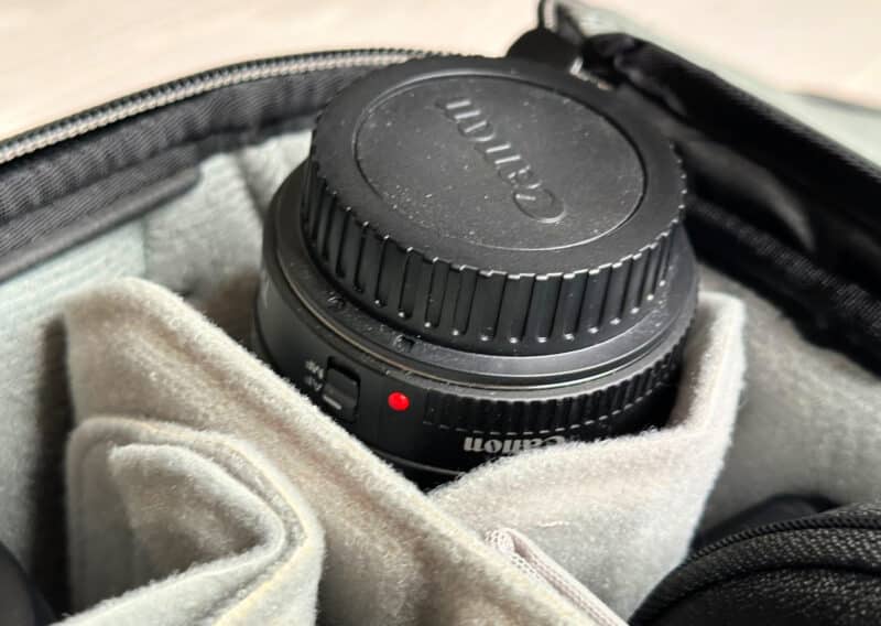 smedium Peak Design Camera Cube Review lense