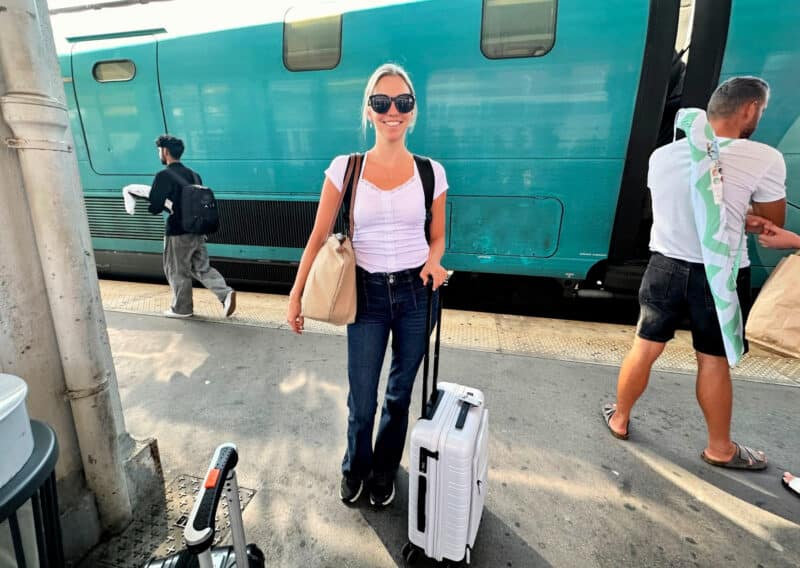 Taking The Train From Paris To The South Of France: 10 Tips! Ally in Antibes South of France after taking the train from Paris