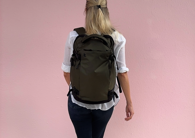 Tomtoc Navigator T-66 Liteway Review: 28L Worth the Hype? Ally Traveling with the Tomtoc T 66 Liteway 28L Backpack 2