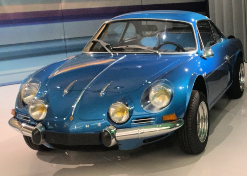 Monaco Car Museum: Legendary Automobiles & Royal Heritage blue alpine at prince of monacos car museum