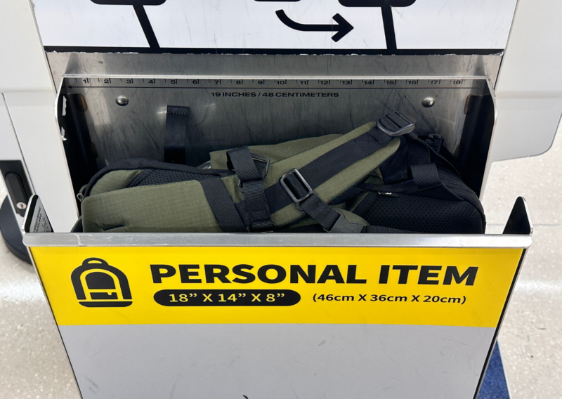 Tomtoc Navigator T-66 Liteway Review: 28L Worth the Hype? tomtoc t-66 liteway 28L backpack review - SPIRIT PERSONAL ITEM SIZER