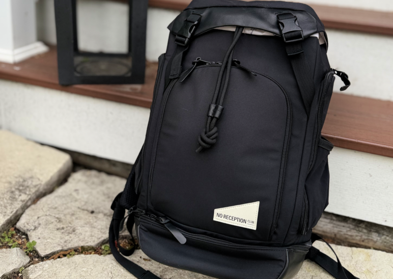 No Reception Club Getaway Bag Review: Easy Travel for Parents No Reception Club Getaway Backpack Review Ally Travels Travel Diaper Bag
