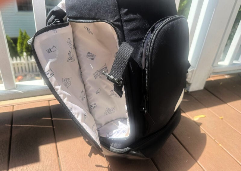 No Reception Club Getaway Bag Review: Easy Travel for Parents No Reception Club Getaway Bag Review Easy Travel for Parents inside the bag