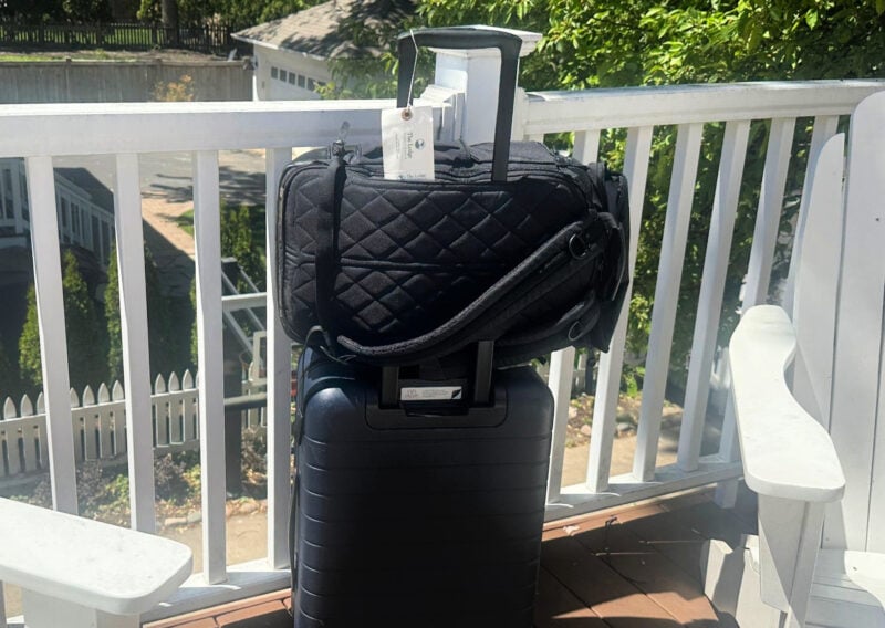 No Reception Club Getaway Bag Review: Easy Travel for Parents No Reception Club Getaway Bag Review Easy Travel for Parents trolley sleeve