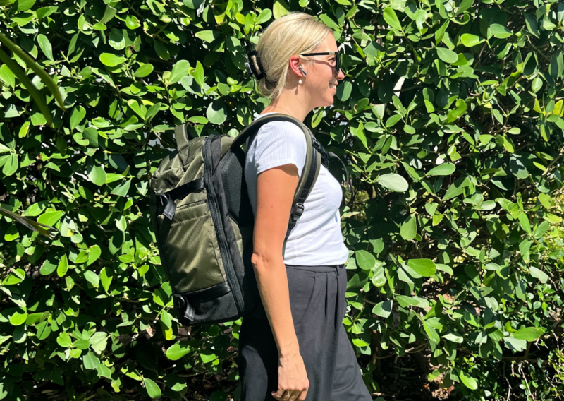 Tomtoc Navigator T-66 Liteway Review: 28L Worth the Hype? Tomtoc T 66 Liteway 28L Backpack Review Lightweight Travel Gear from the side