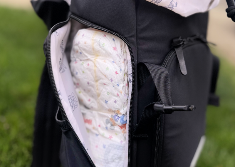 No Reception Club Getaway Bag Review: Easy Travel for Parents diaper pocket No Reception Club Getaway Backpack Review
