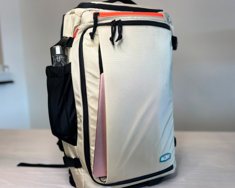 BAGSMART 43L Roller Backpack Review: Versatile for Any Trip laptop compartment bagsmart blast 43l travel backpack