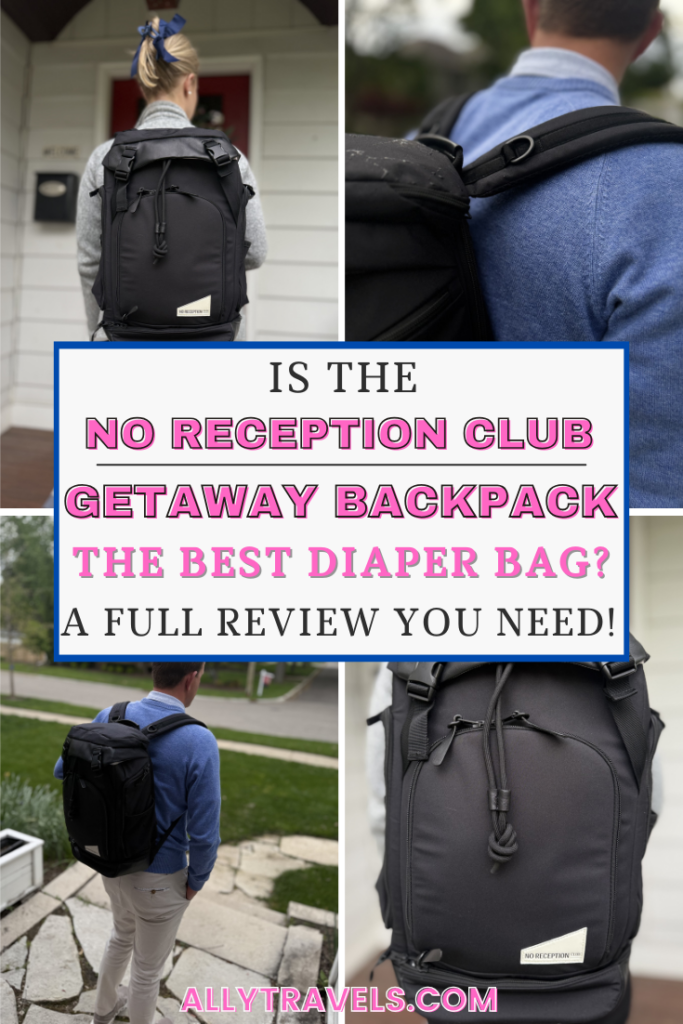 no reception club getaway backpack - diaper bag