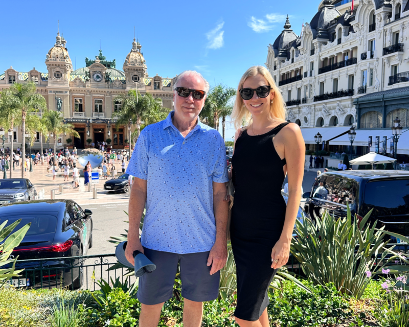 Things to Do in Monaco: An Insider’s Guide After 8 Years of Summer Visits ally and her dad in Monte Carlo Monaco sept 2025 casino square