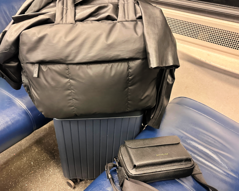 Bandolier Miller Bag Review: The Best Travel Crossbody Bag? calpak luka duffel, carl friedrik the core carry-on and the bandolier miller crossbody