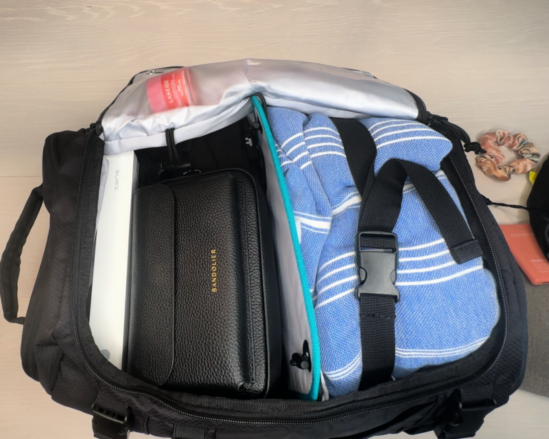 Bagsmart 38L Blast Pro Travel Backpack Review: The Best One? inside the bagsmart blast backpack pro - ally travels