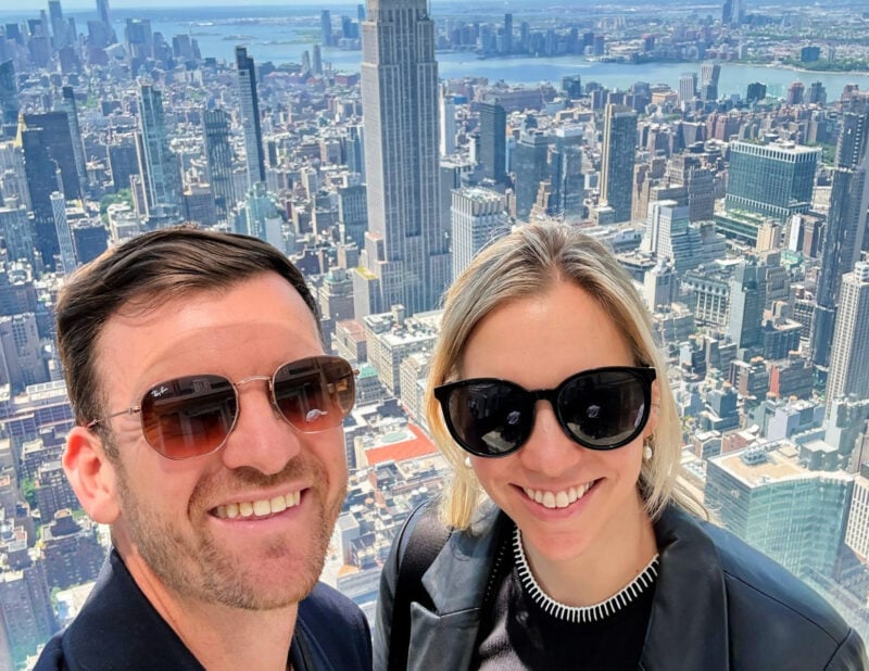 SUMMIT One Vanderbilt Review: Is the Immersive Deck Worth It? (2026) ALLY TRAVELS - SUMMIT One Vanderbilt Review_ Is the Immersive Deck Worth It? - Ally and Seb at Summit one Vanderbilt in NYC - June 2026-2