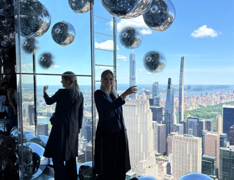 SUMMIT One Vanderbilt Review: Is the Immersive Deck Worth It? (2026) ALLY TRAVELS - SUMMIT One Vanderbilt Review_ Is the Immersive Deck Worth It? - Ally at Summit one Vanderbilt in NYC - June 2026 - Balloon room