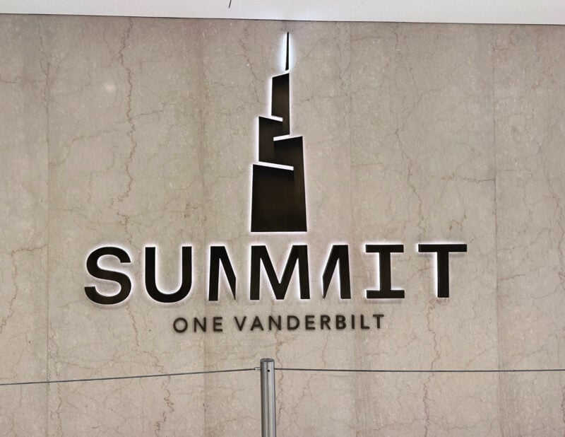 SUMMIT One Vanderbilt Review: Is the Immersive Deck Worth It? (2026) ALLY TRAVELS - SUMMIT One Vanderbilt Review_ Is the Immersive Deck Worth It? - Ally at Summit one Vanderbilt in NYC - June 2026 - summit sign