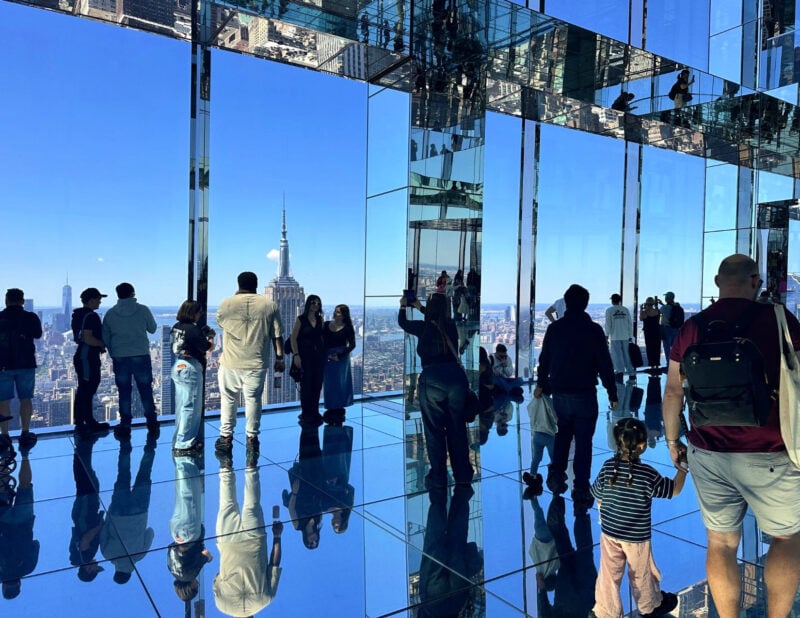 SUMMIT One Vanderbilt Review: Is the Immersive Deck Worth It? (2026) ALLY TRAVELS - SUMMIT One Vanderbilt Review_ Is the Immersive Deck Worth It? - people exploring Summit one Vanderbilt in NYC - June 2026