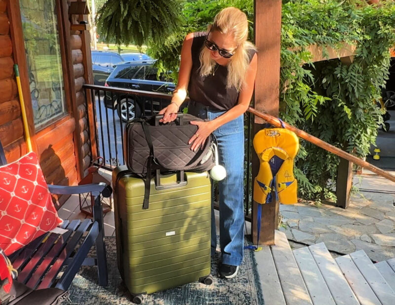 Dagne Dover vs. No Reception Club: Best Travel Diaper Bag? ally travels trolley sleeve no reception club