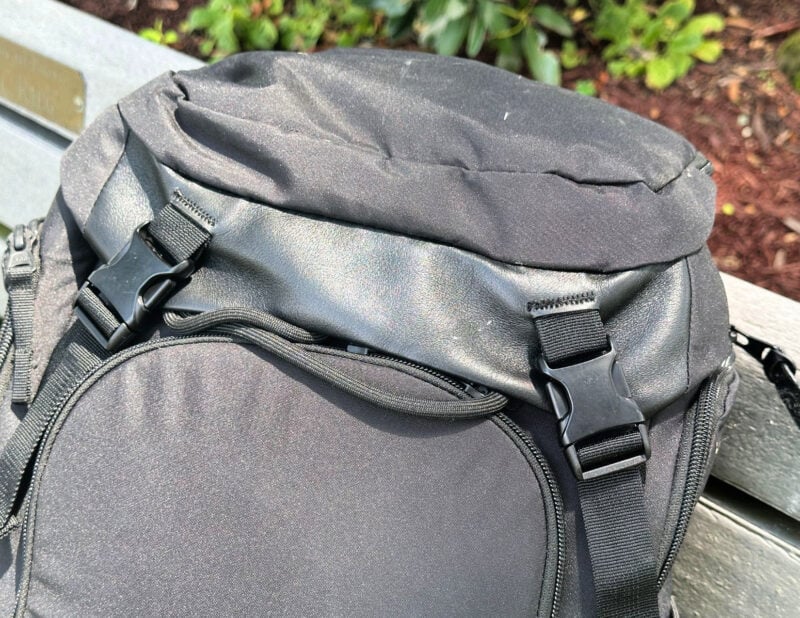 Dagne Dover vs. No Reception Club: Best Travel Diaper Bag? no reception club leather top and buckles