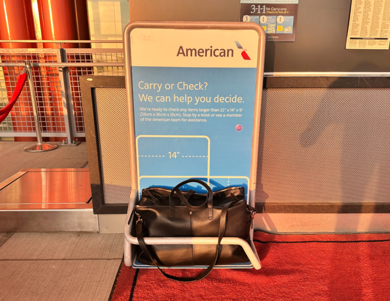 Quince Italian Leather Weekender Review: Worth It? quince italian leather weekender American airlines