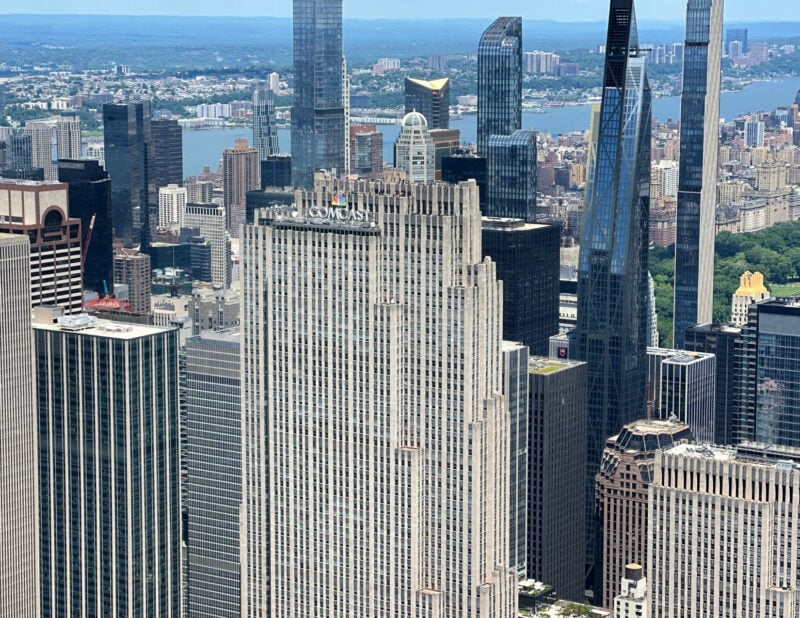 SUMMIT One Vanderbilt Review: Is the Immersive Deck Worth It? (2026) view of 30rock - top of the rock from the summit