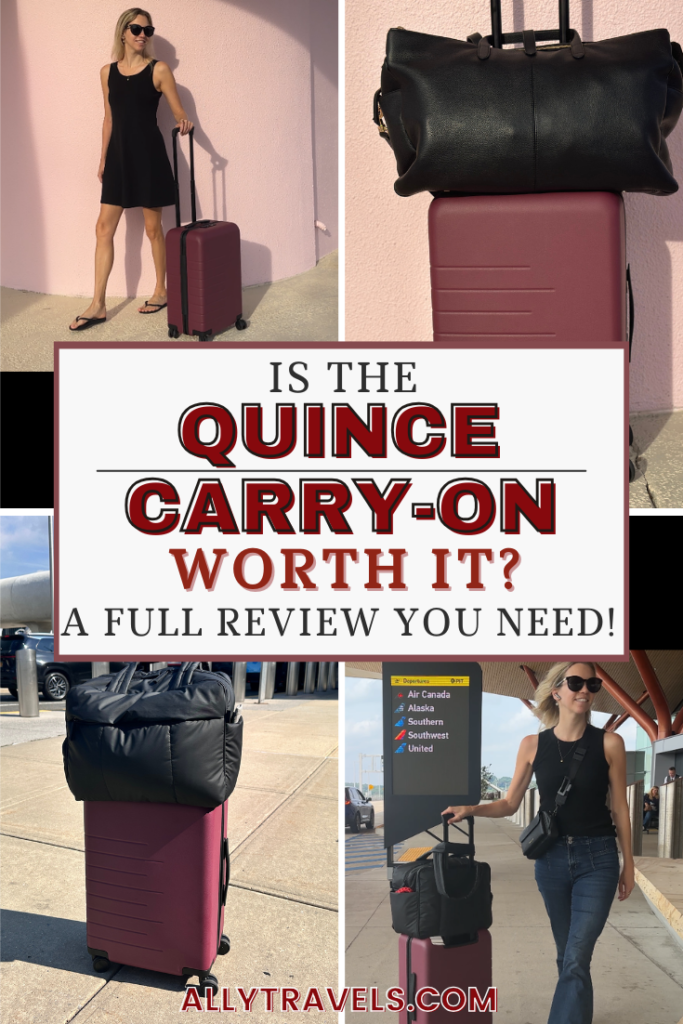 QUINCE CARRY-ON REVIEW - BEST CARRY ON - ALLY TRAVELS