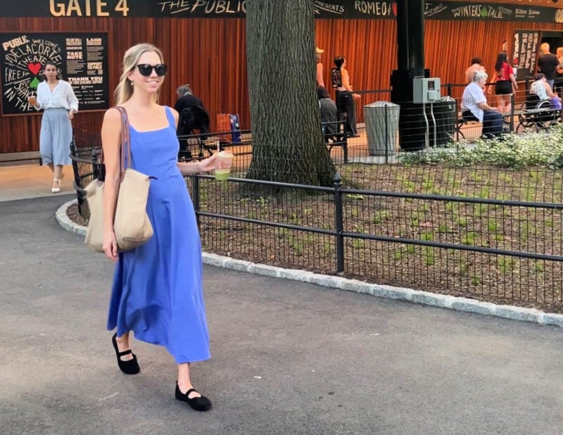 Shakespeare in the Park NYC: Your 2026 Guide to Free Theater ally walking outside the public theater shakespeare in the park
