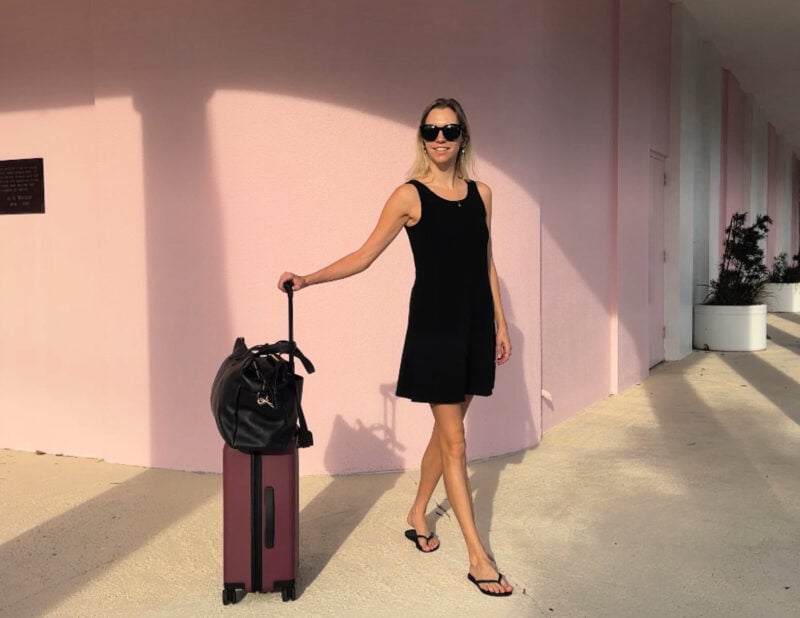 Quince Carry-On Review 2026: Worth It After 4 Real Trips? ally wools dress quince leather weekender and quince carry-on
